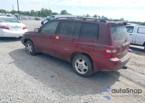 2007 Toyota Highlander Limited V6 из США, поврежденный, VIN JTEEP21A770192172